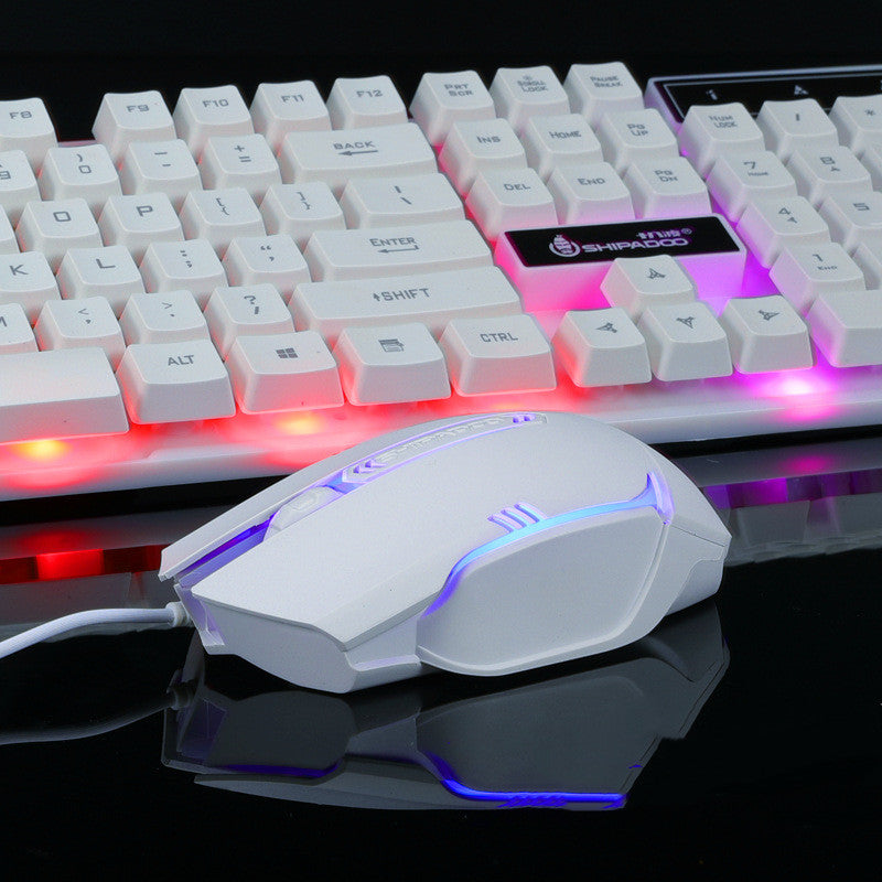 Gaming-Tastatur und -Maus