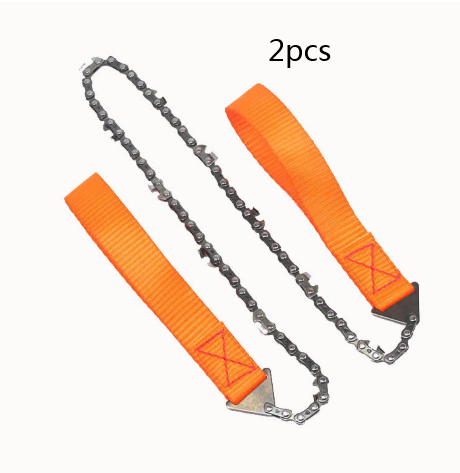 24 inch portable hand chain saw outdoor survival saw