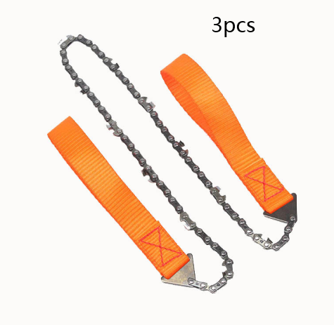 24 inch portable hand chain saw outdoor survival saw