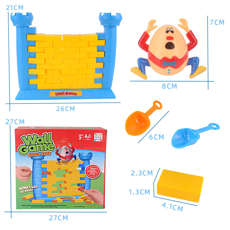 Humpty Dumpty The Wall Game Children Toy Colorful Demolishing Wall Game