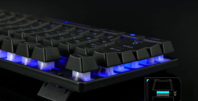 Gaming-Tastatur und -Maus