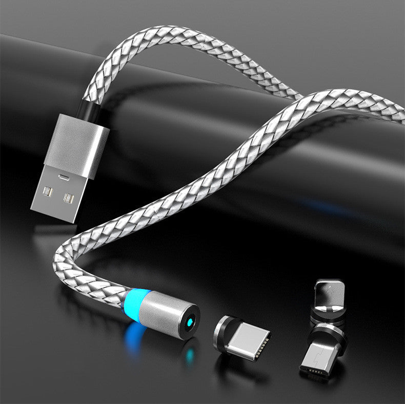 Magnetic Data Cable Breathing Light Magnetic Mobile Phone Charging Cable