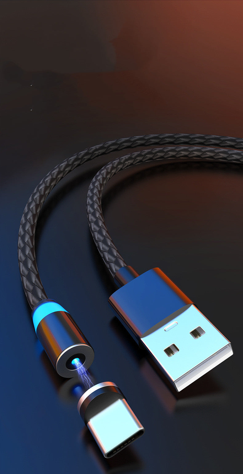 Magnetic Data Cable Breathing Light Magnetic Mobile Phone Charging Cable