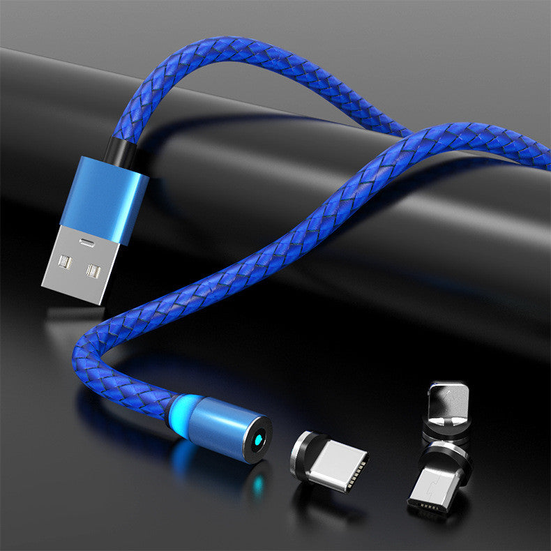 Magnetic Data Cable Breathing Light Magnetic Mobile Phone Charging Cable