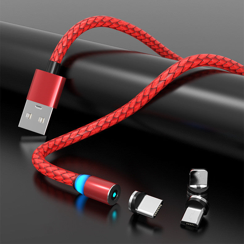 Magnetic Data Cable Breathing Light Magnetic Mobile Phone Charging Cable