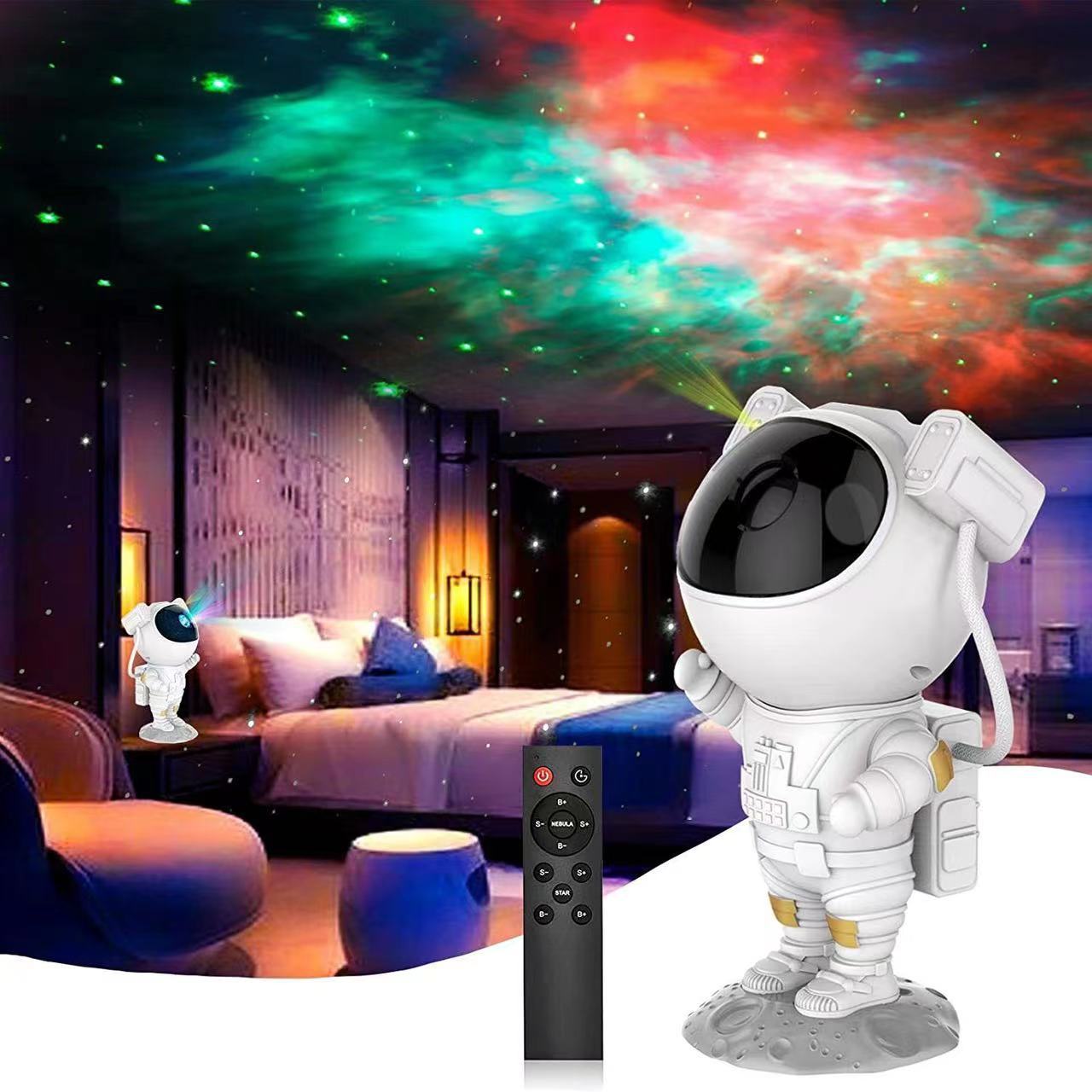 New Galaxy Projector Astronaut Starry Sky Projector Remote Control Music Laser