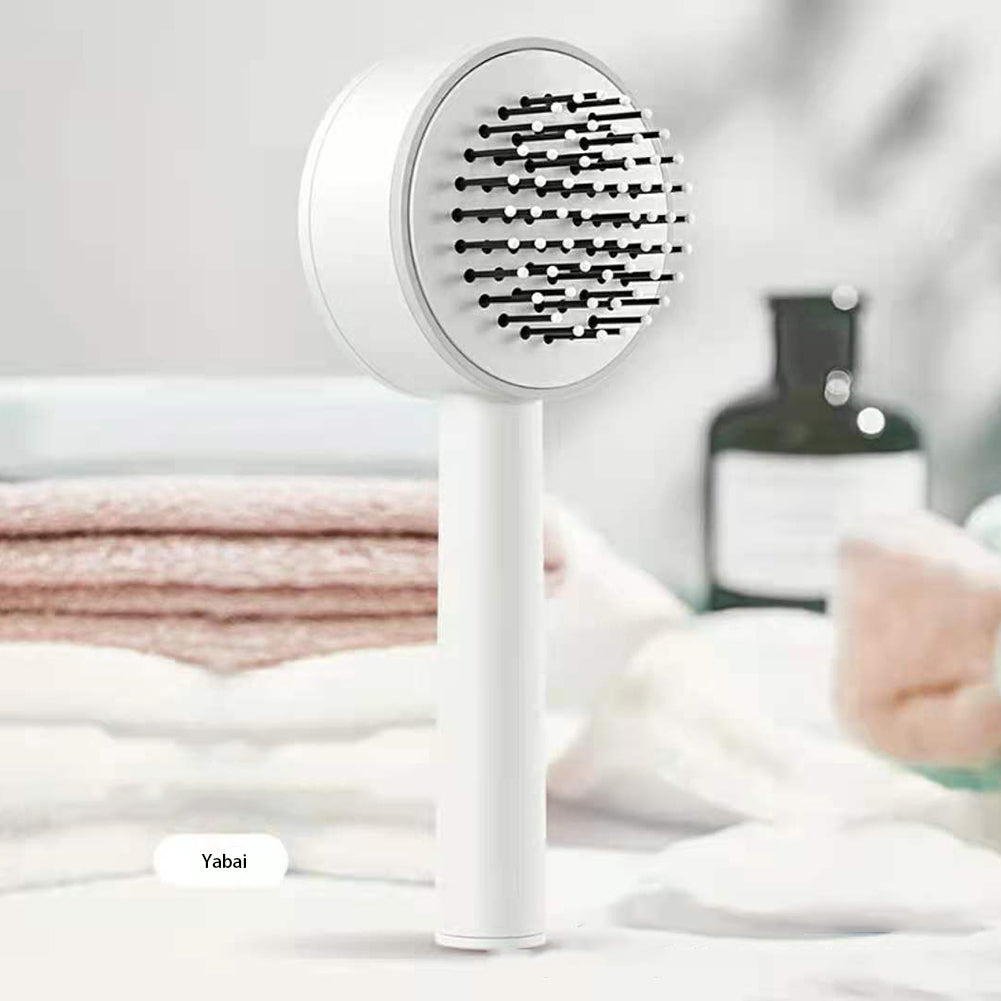 One-key Self-cleaning Hair Brush For Women Curly Hair Brush