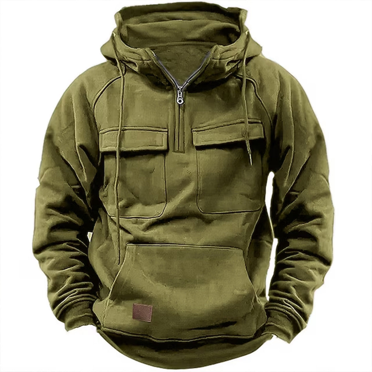 Men's Solid Color Casual Sweatshirt