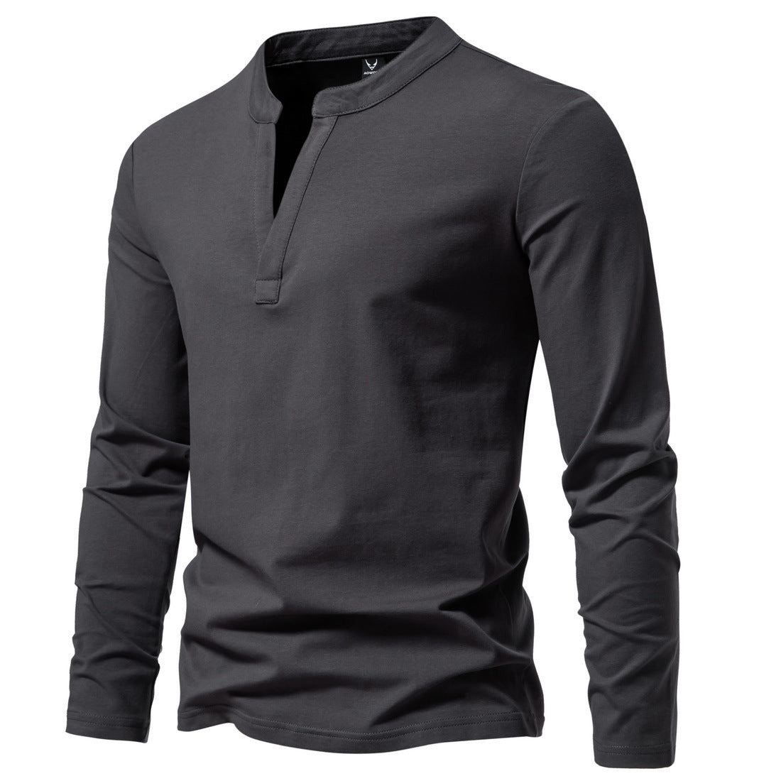 Men's Solid  Long Sleeve T-shirt