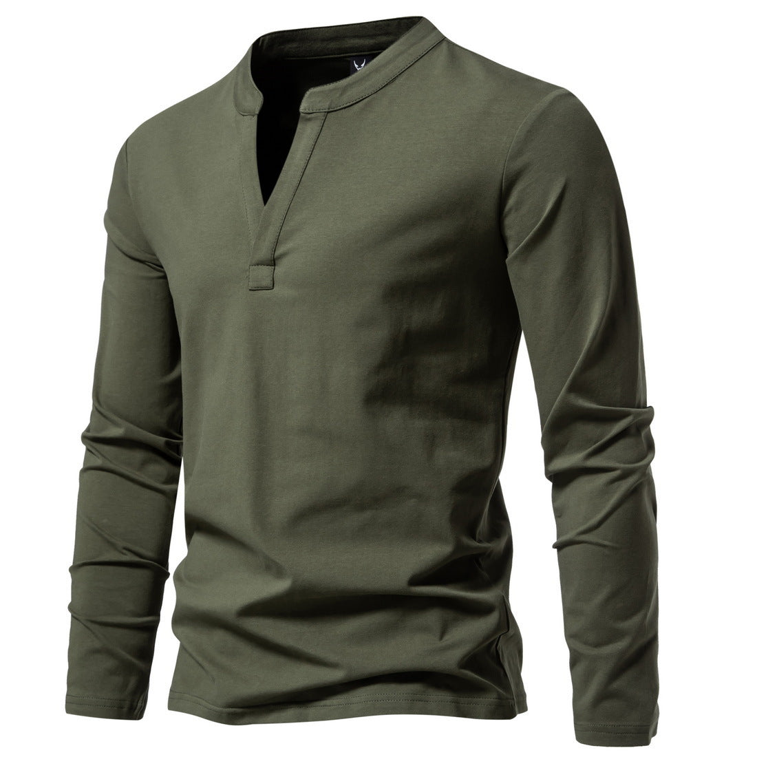 Men's Solid  Long Sleeve T-shirt