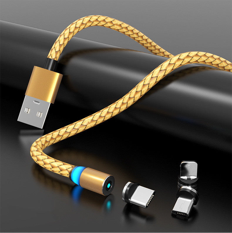 Magnetic Data Cable Breathing Light Magnetic Mobile Phone Charging Cable