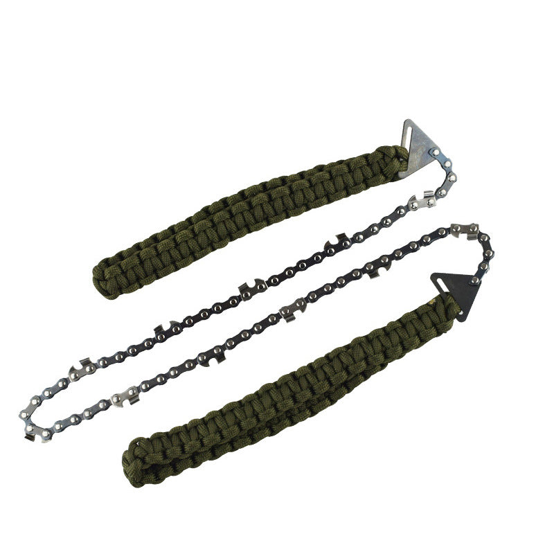 24 inch portable hand chain saw outdoor survival saw