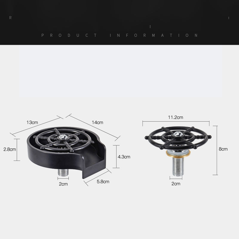 Bar Counter Cup Washer Sink High-pressure