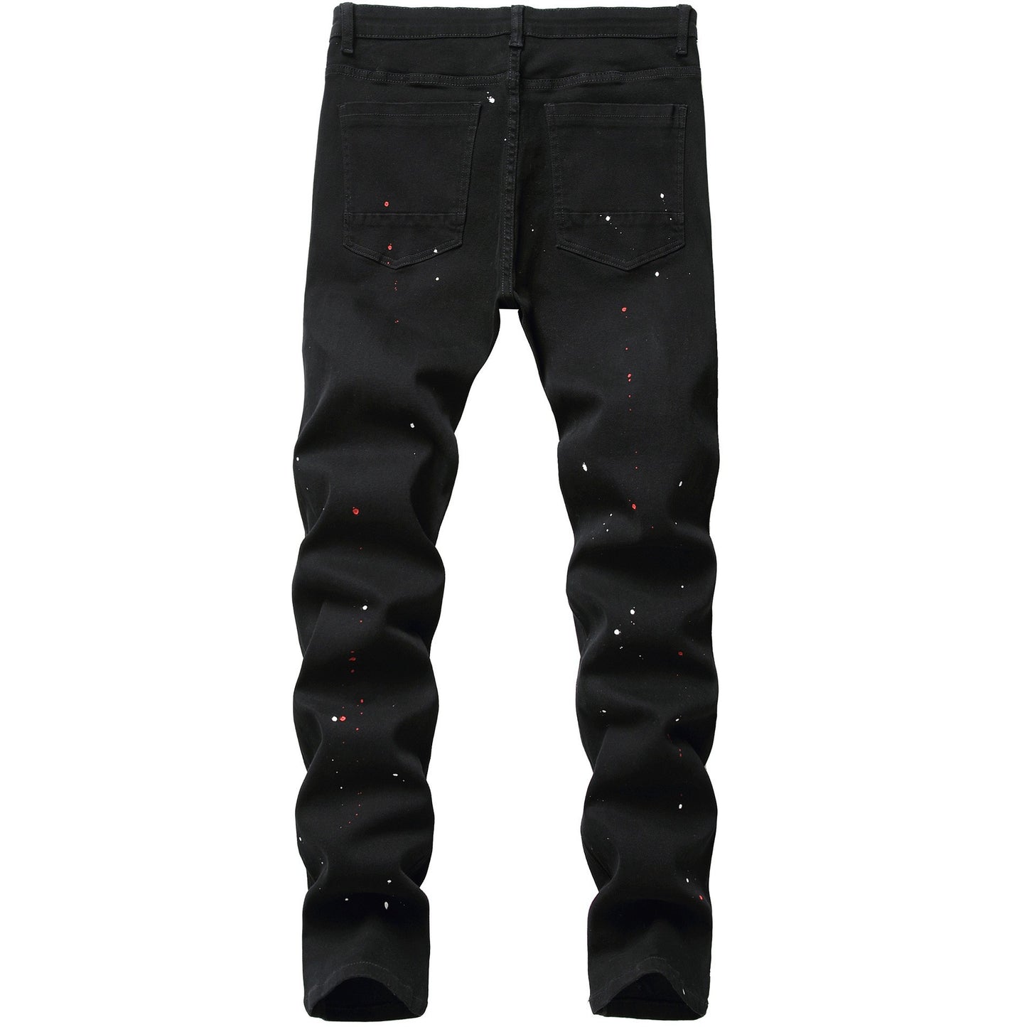 Elastic Denim Slim Fit Men's Pants